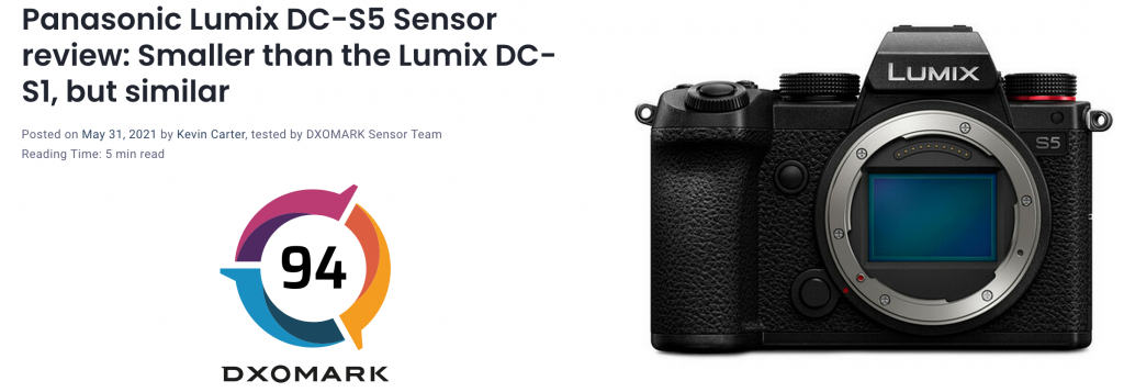 accessoires ongerustheid Machu Picchu DxOmark tested the Panasonic S5 sensor – L mount system camera rumors and  news